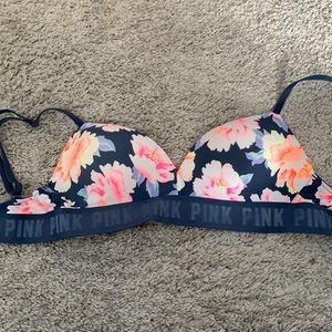 Victoria’s Secret Pink Floral Bra- Size 32C